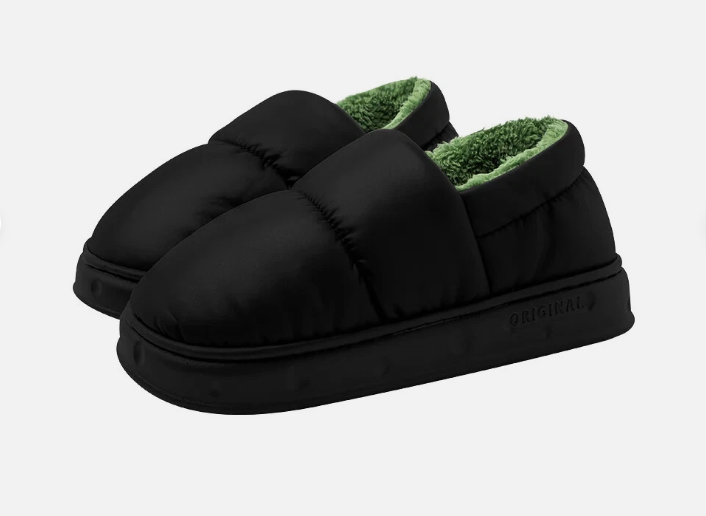 Unisex Hausschuhe Warm Fleece Rutschfest
