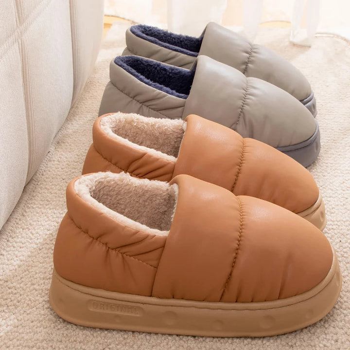 Unisex Hausschuhe Warm Fleece Rutschfest