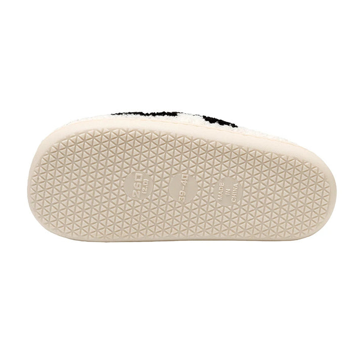 Unisex Hausschuhe Warmes Material Schachbrettmuster