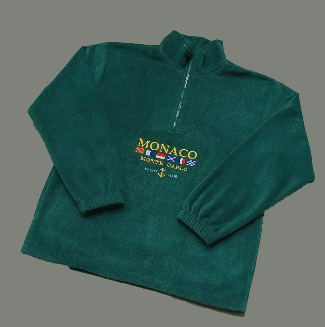 Herren Pullover Halfzip - Casual Style mit Monaco Design
