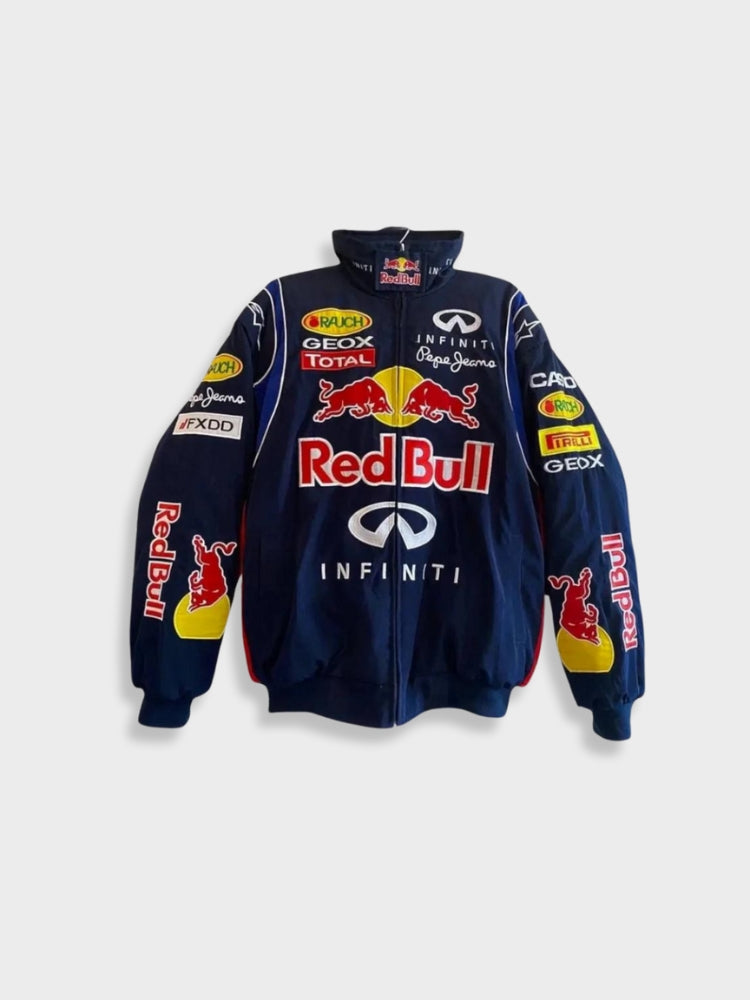 Unisex racing jacket high-quality materials retro style
