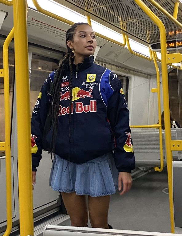 Unisex racing jacket high-quality materials retro style