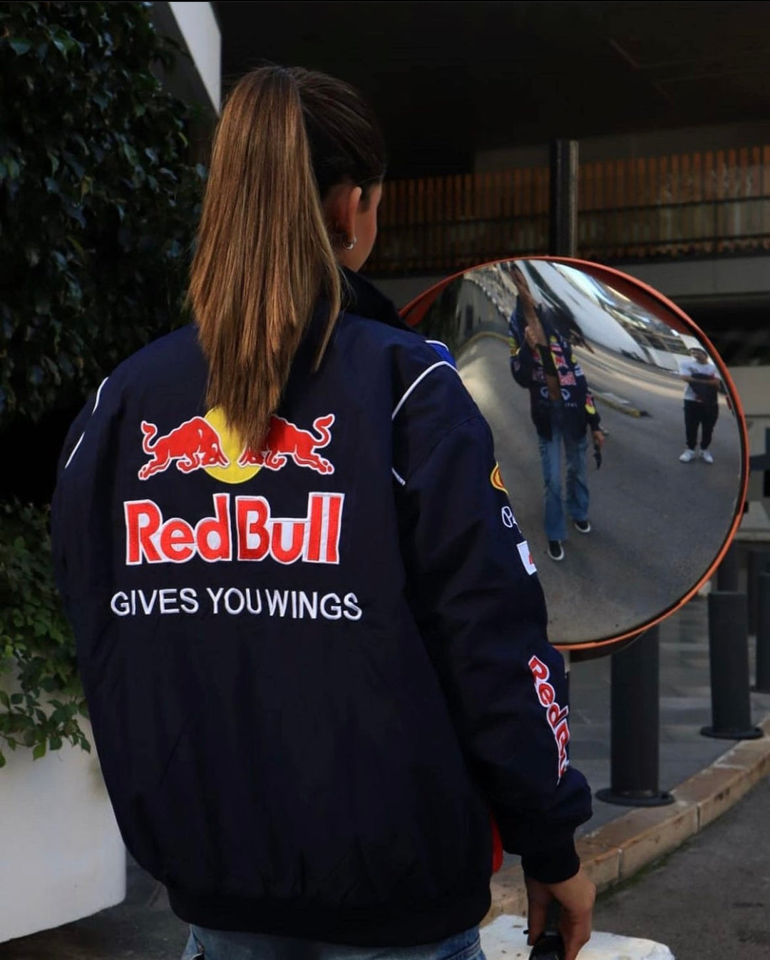 Unisex racing jacket high-quality materials retro style