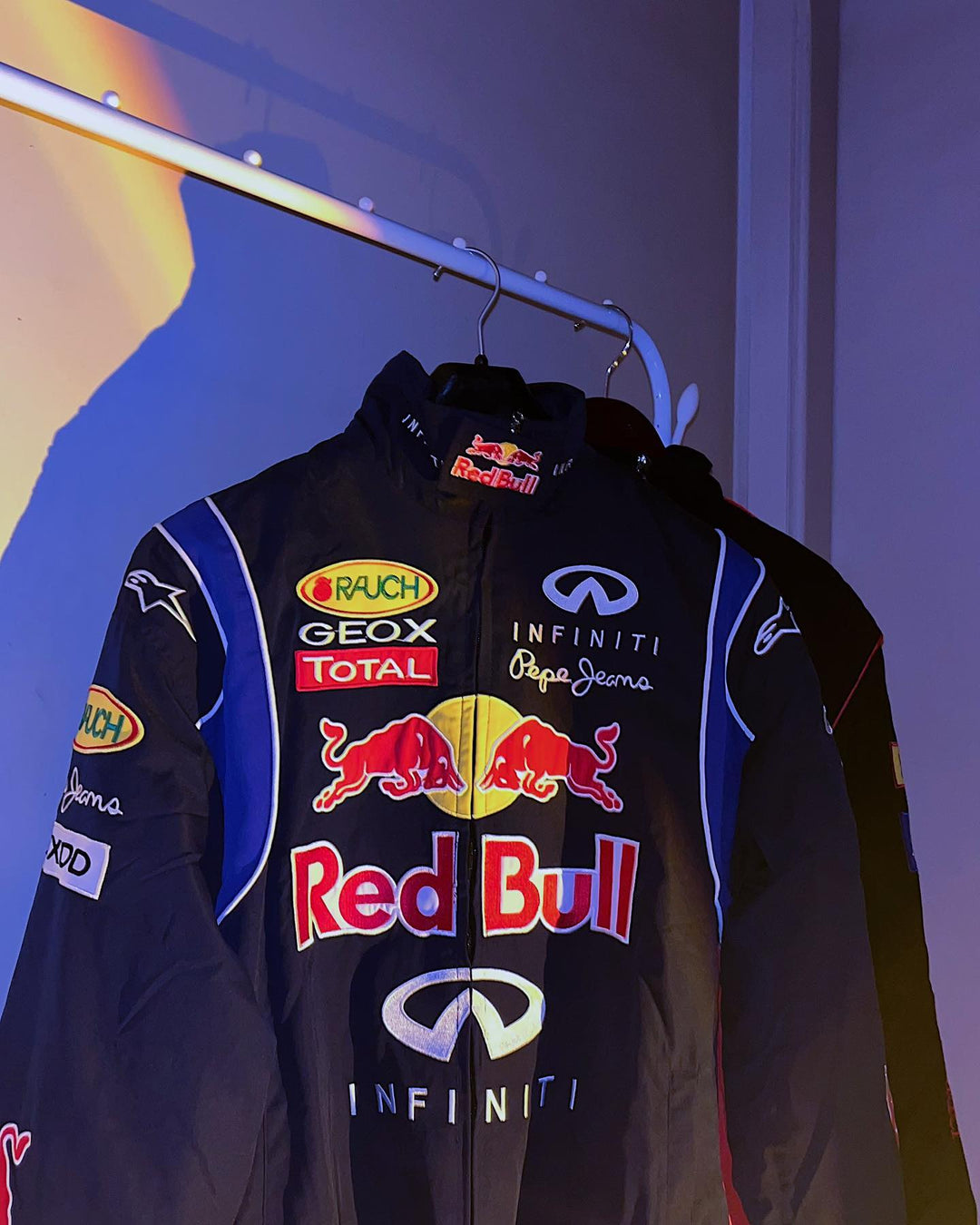 Unisex racing jacket high-quality materials retro style