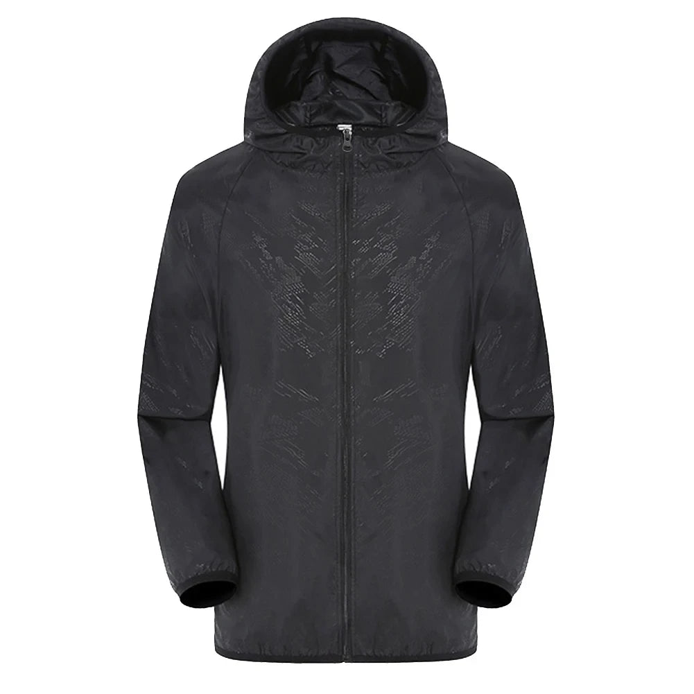 Unisex Trenchcoat Wasserabweisend Mit Kapuze Moderner Stil