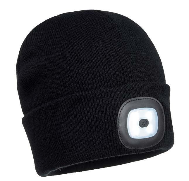 Wärmespendende Mütze Damen mit Abnehmbarer LED-Lampe – Beanie Mütze für Outdoor-Aktivitäten 0