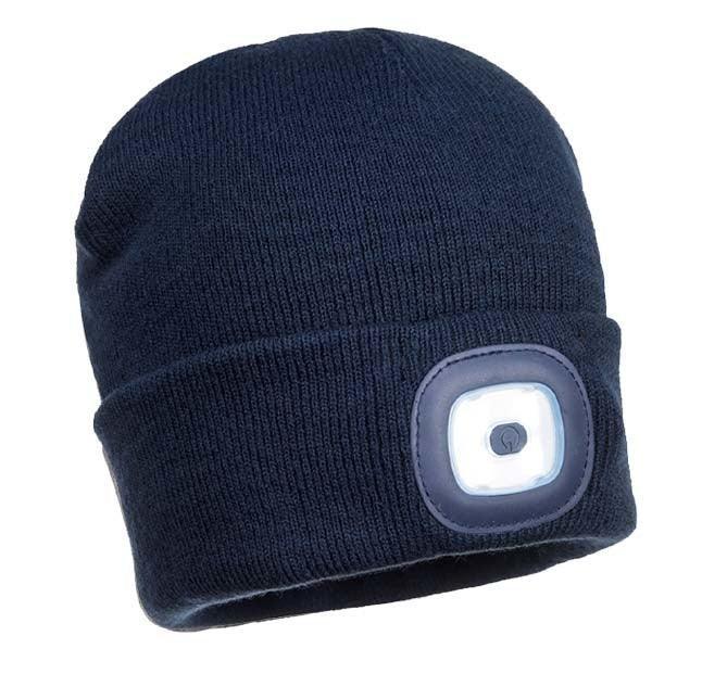 Wärmespendende Mütze Damen mit Abnehmbarer LED-Lampe – Beanie Mütze für Outdoor-Aktivitäten 1