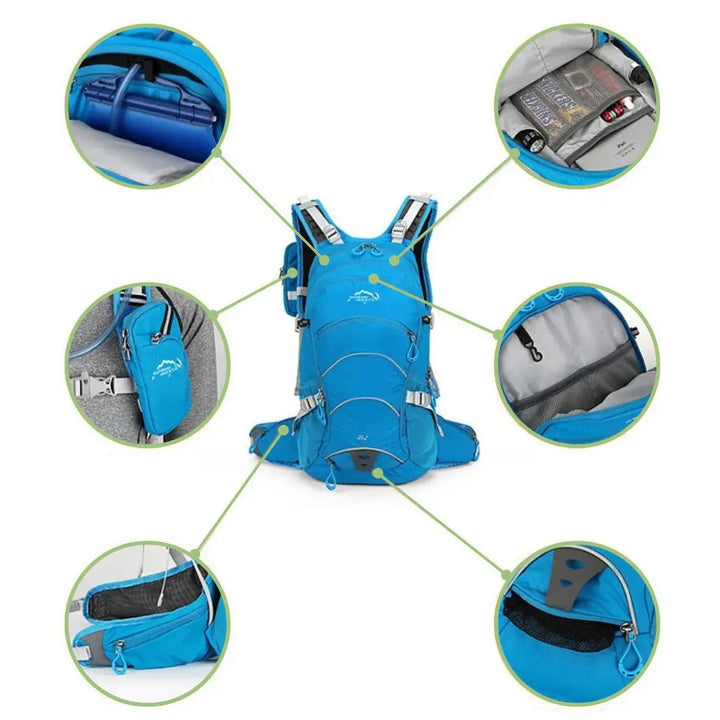 Wasserdichter Outdoor Rucksack 20L - TrailBlazer für Komfort und Abenteuer 3