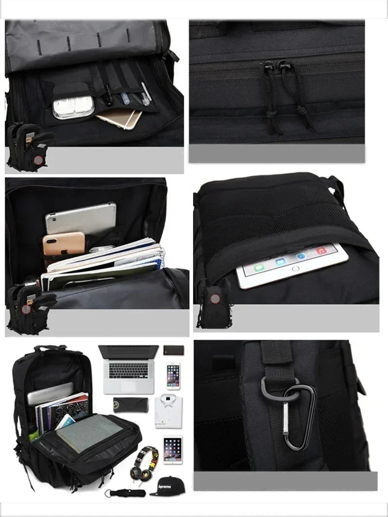 Wasserdichter Rucksack Herren – Tactical AdventurePack für Laptop und Outdoor Abenteuer 7