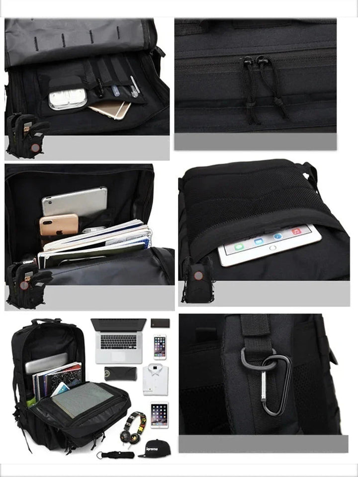 Wasserdichter Rucksack Herren – Tactical AdventurePack für Laptop und Outdoor Abenteuer 7