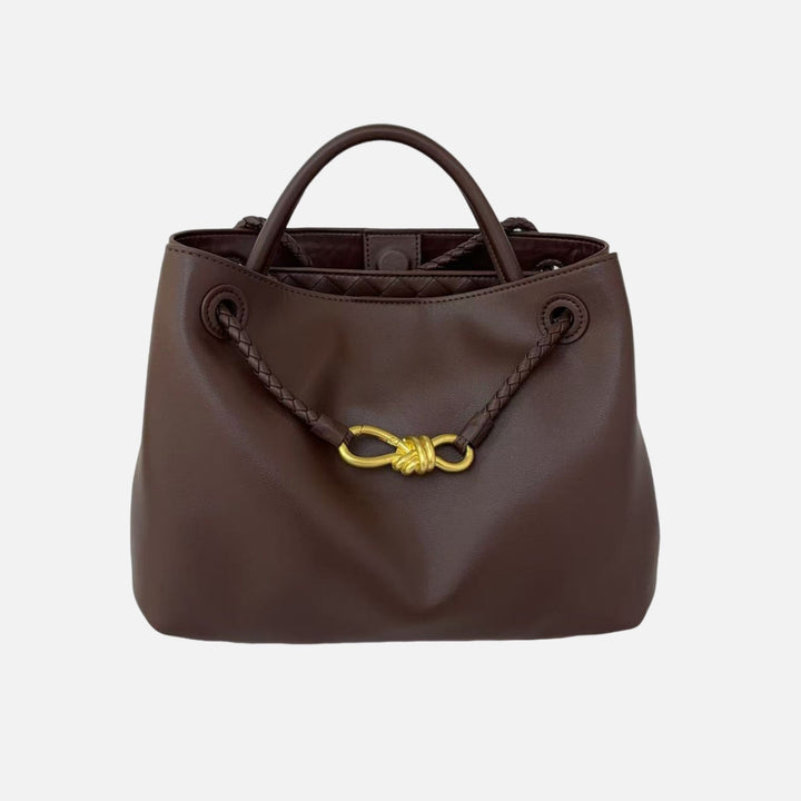Sac fourre-tout en cuir vegan luxueux – Grande sac à main avec fermeture magnétique