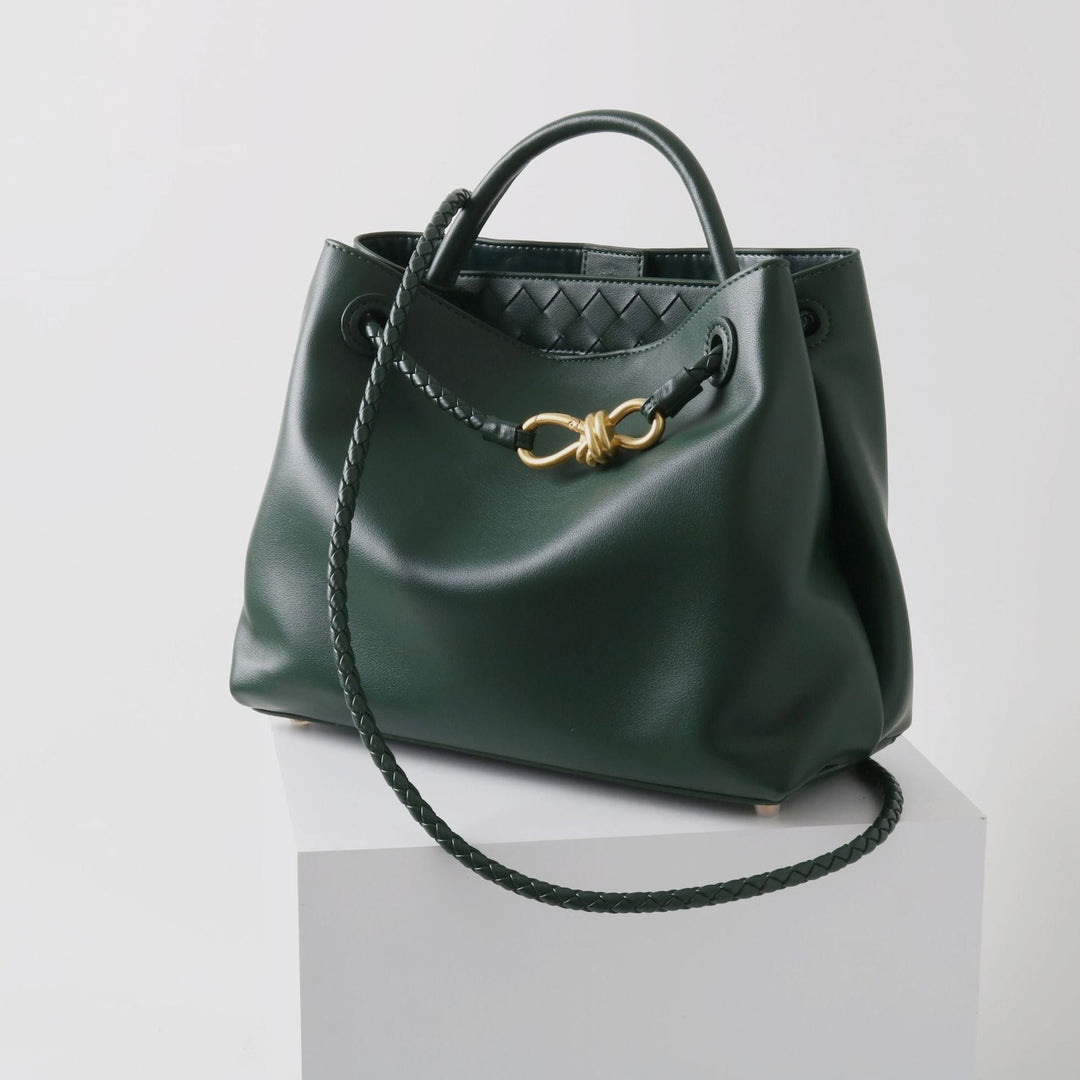 Sac fourre-tout en cuir vegan luxueux – Grande sac à main avec fermeture magnétique