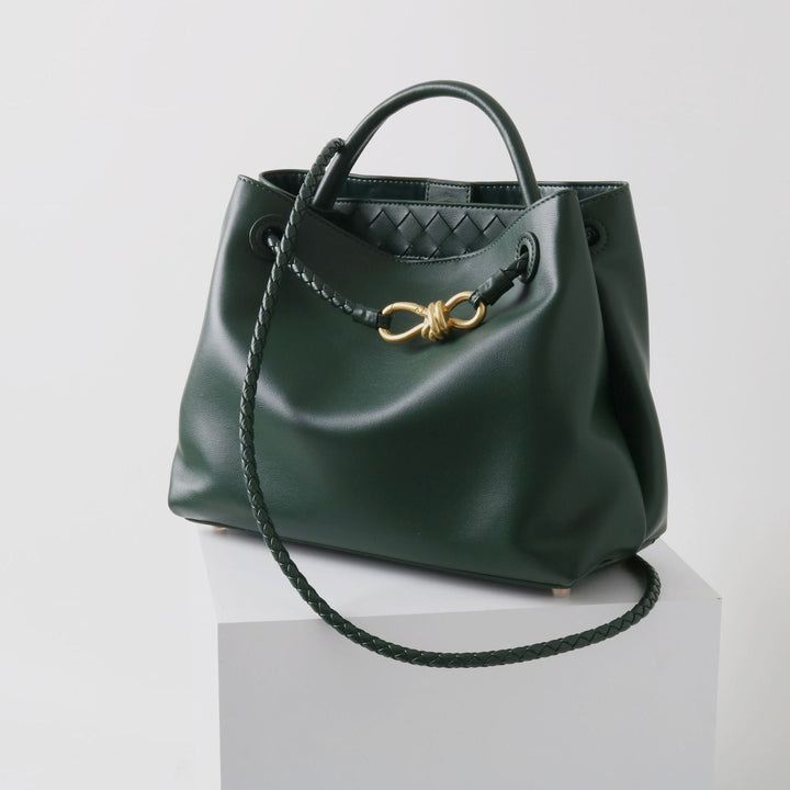 Sac fourre-tout en cuir vegan luxueux – Grande sac à main avec fermeture magnétique