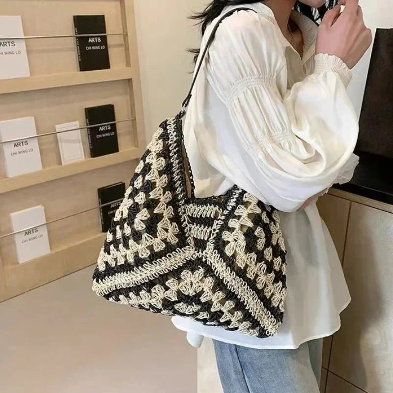 Grand sac de plage pour femmes – Cuir vegan, imperméable et résistant au sable