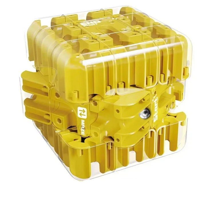 Würfelpuzzle – Kompakter Labyrinthwürfel Für Konzentration Und Stressabbau, 8,3 Cm, ABS 10