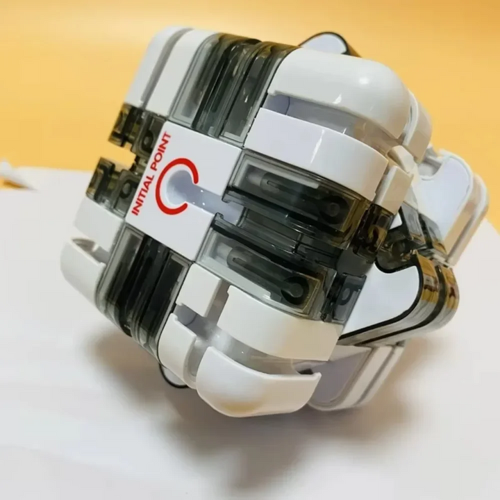 Würfelpuzzle – Kompakter Labyrinthwürfel Für Konzentration Und Stressabbau, 8,3 Cm, ABS 12