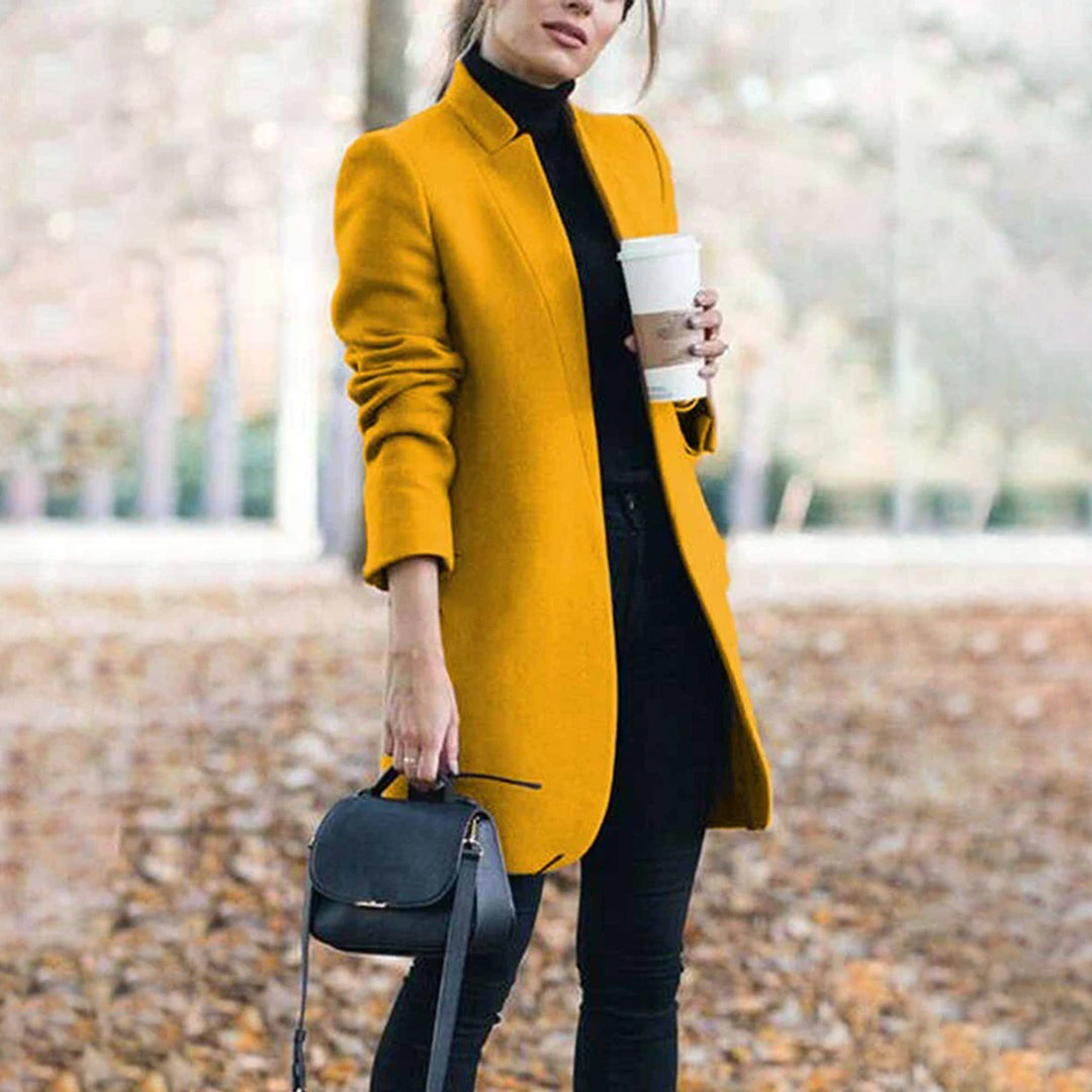 Fashionable Women's Trench Coat – Elegant & Casual – Ideal for Cool Days