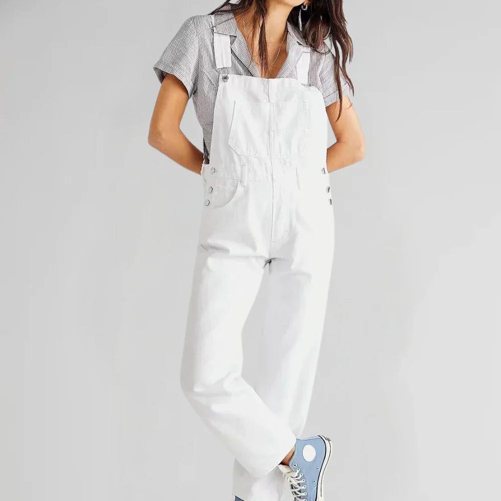 Sommer-Jeanslatzhose für Damen - Bequem und Vielseitig