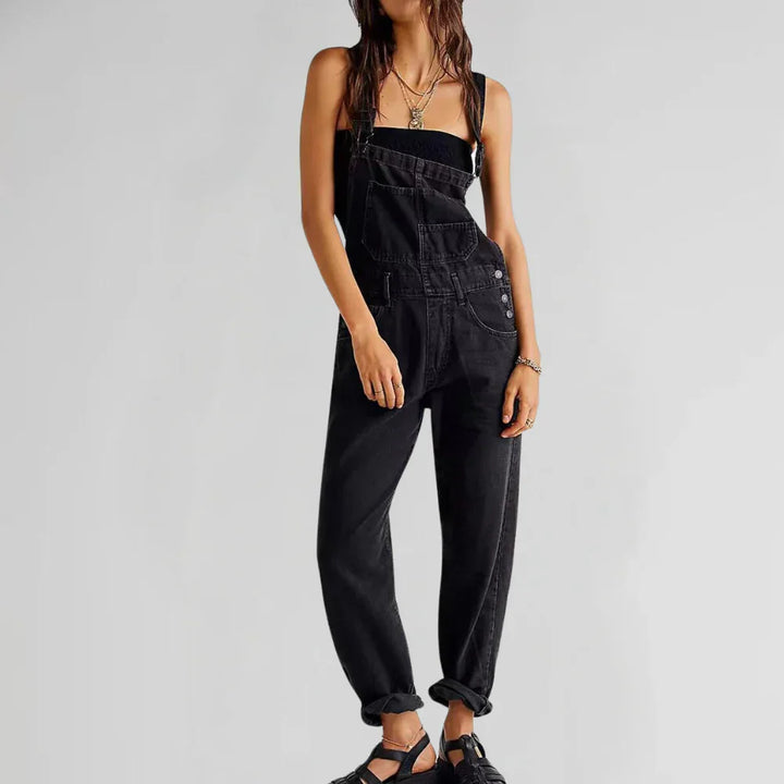 Sommer-Jeanslatzhose für Damen - Bequem und Vielseitig