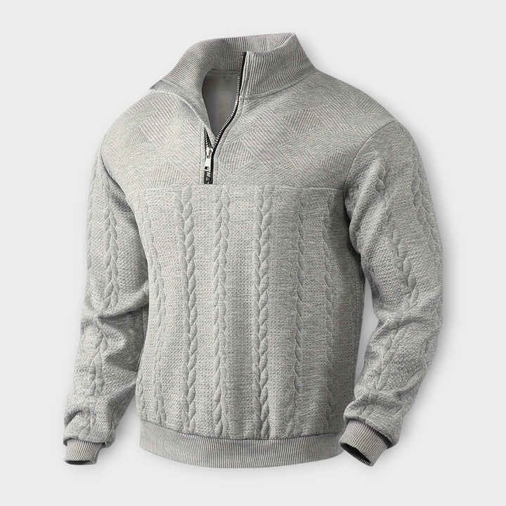 Randall | eleganter Vintage Half-Zip Pullover