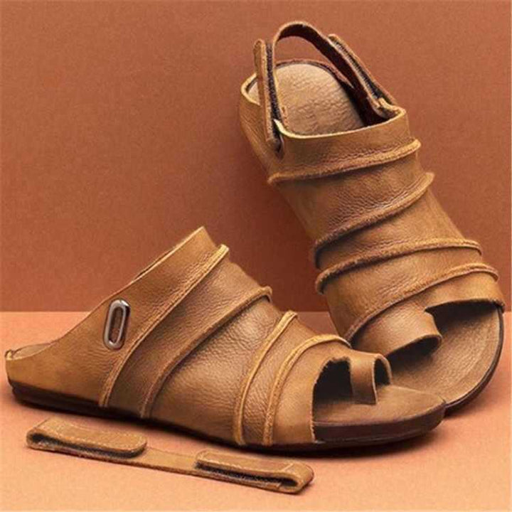 Women's Orthopedic Leather Sandals for Foot Correction