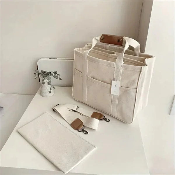 Sac en toile pour femmes – Grand cabas en tissu – UrbanLook