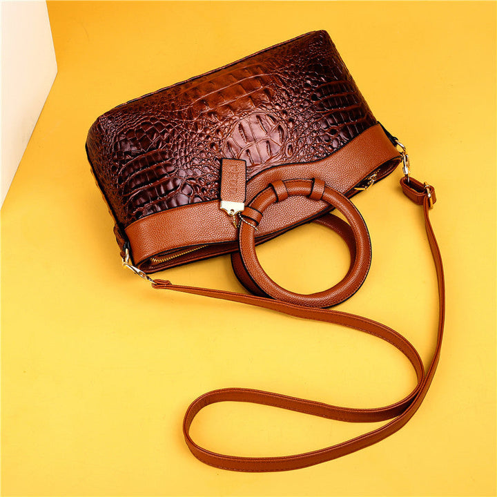 Sac en cuir de luxe pour femmes – Sac à bandoulière en cuir véritable