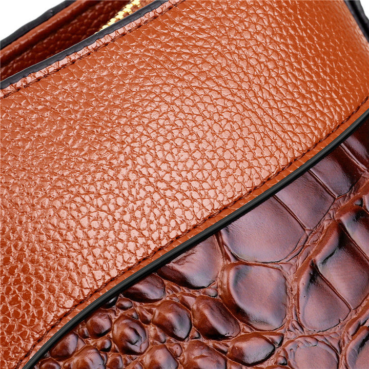 Sac en cuir de luxe pour femmes – Sac à bandoulière en cuir véritable