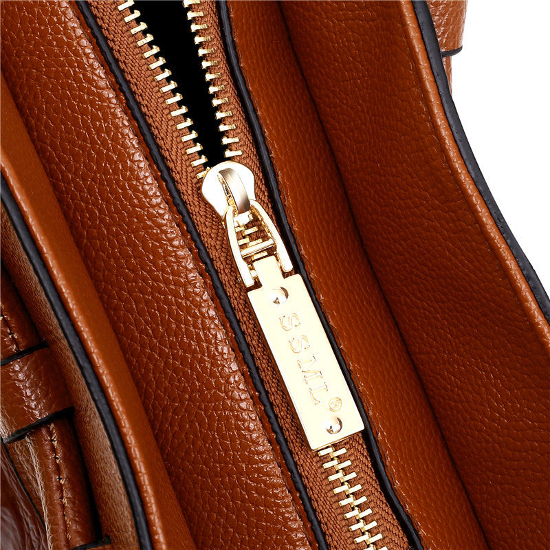 Sac en cuir de luxe pour femmes – Sac à bandoulière en cuir véritable