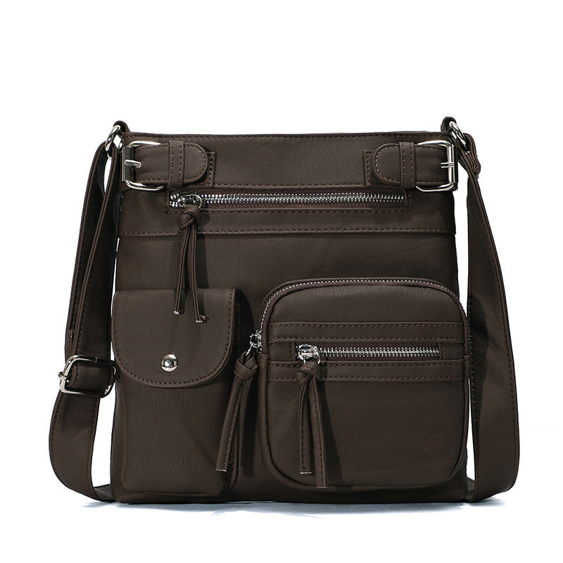 Multifunktionale Damen Tasche – Wasserfeste Schultertasche mit vielen Fächern