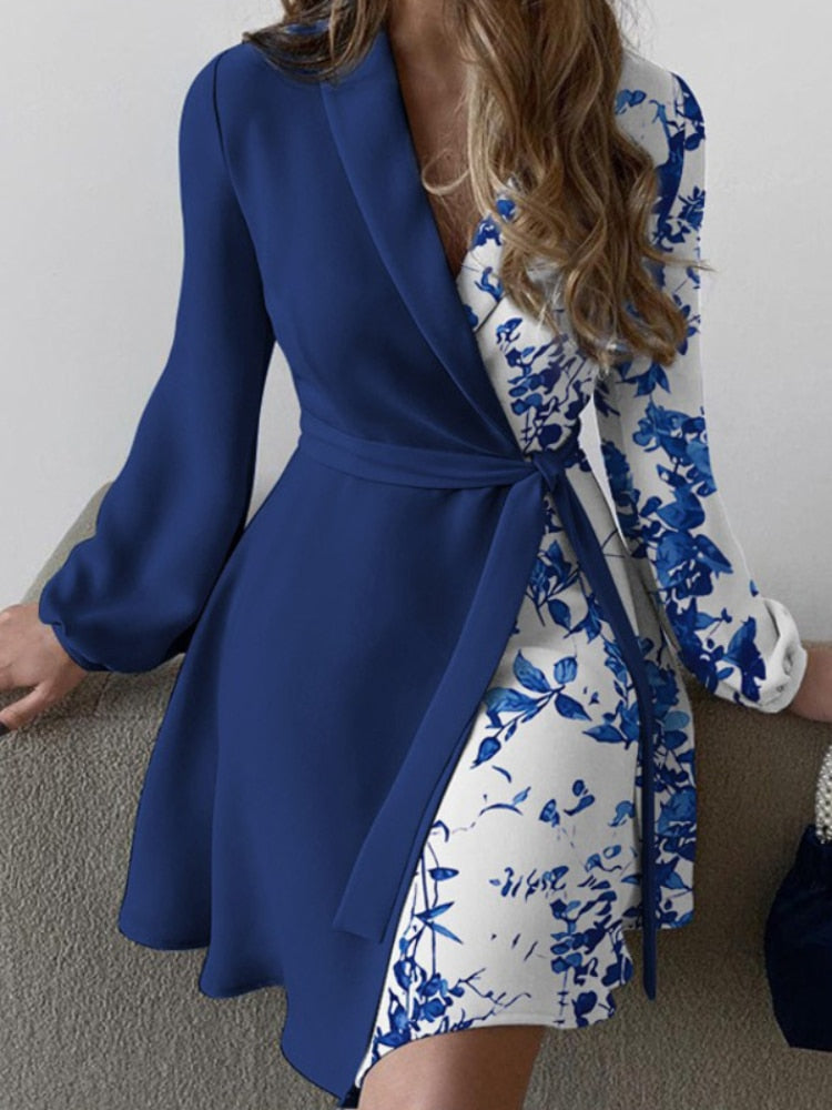 Premium Asymmetric Mini Dress – Cocktail – Stretch Evening Dress