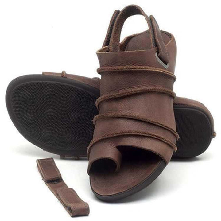 Women's Orthopedic Leather Sandals for Foot Correction