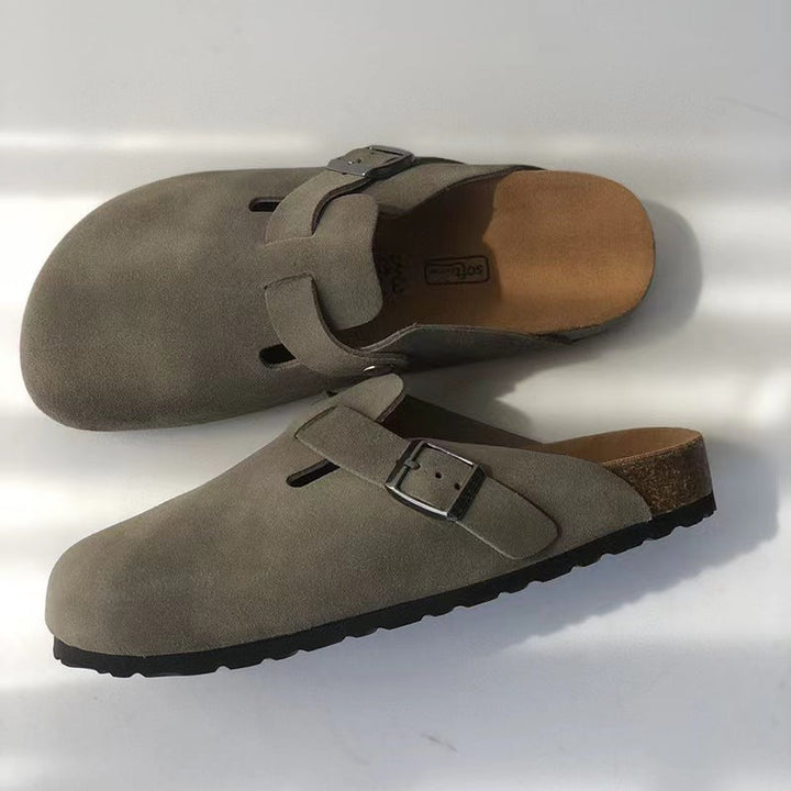 Unisex Pantoffeln aus veganem Leder – Handgefertigt & Komfortabel