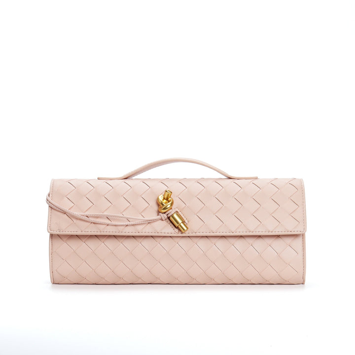 Geflochtene Damen Clutch aus Echtleder – Elegant & Vielseitig