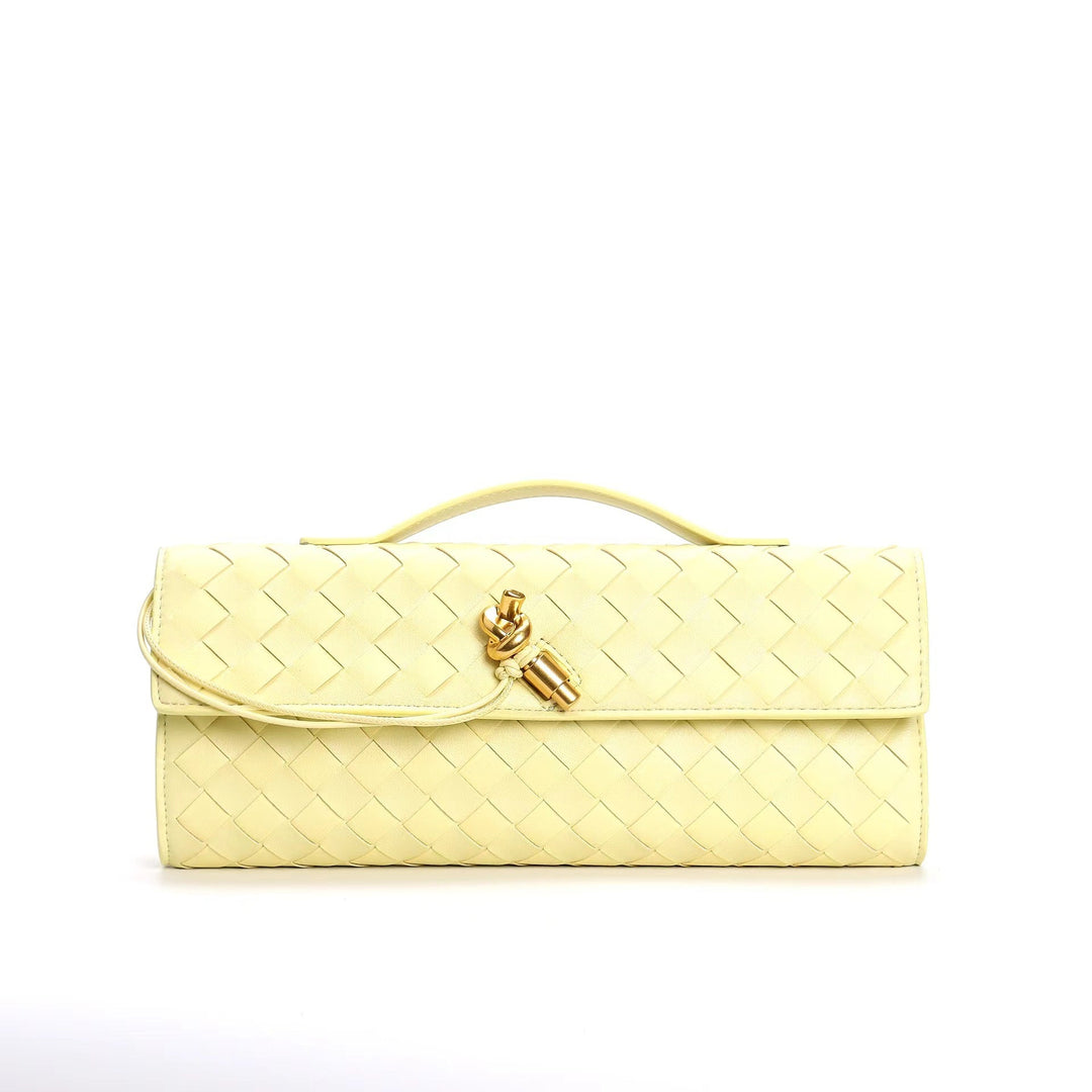 Geflochtene Damen Clutch aus Echtleder – Elegant & Vielseitig