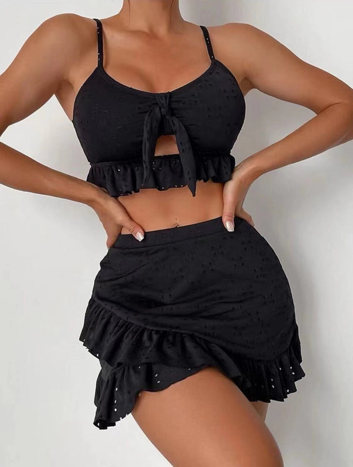 Women's Two-Piece – Cotton – Sleeveless Top & Wide Pants – Summer