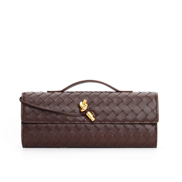 Geflochtene Damen Clutch aus Echtleder – Elegant & Vielseitig