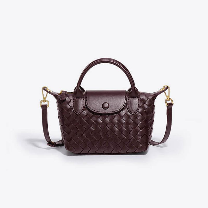 Geflochtene Mini-Tasche Damen – Kompakte Crossbody Bag mit Schulterriemen