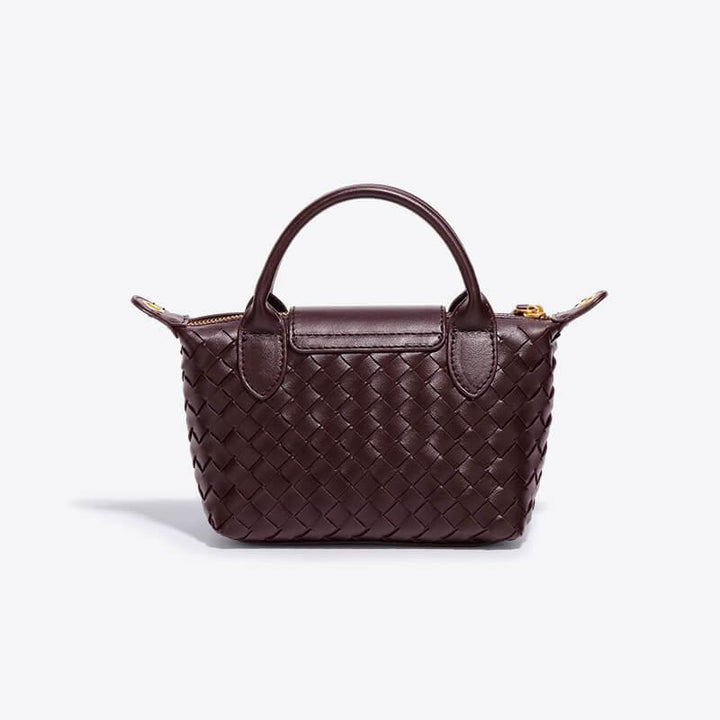 Geflochtene Mini-Tasche Damen – Kompakte Crossbody Bag mit Schulterriemen