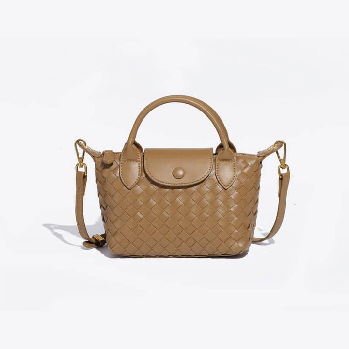Geflochtene Mini-Tasche Damen – Kompakte Crossbody Bag mit Schulterriemen