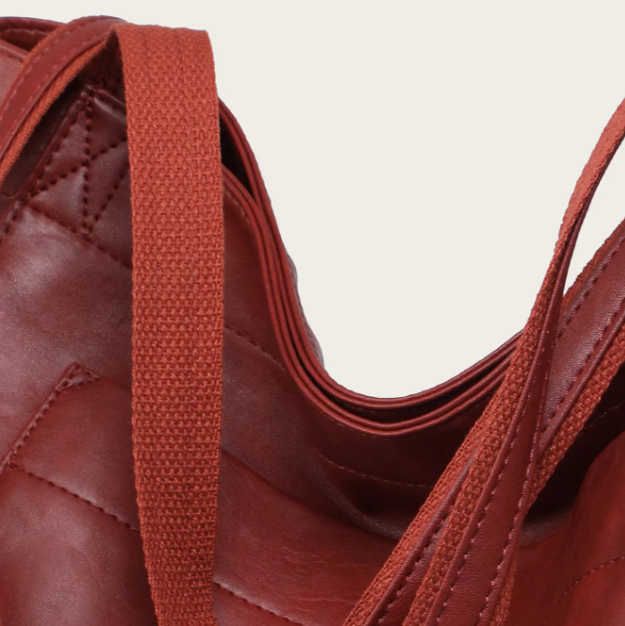 Sac à main en cuir vegan luxueux – Sac spacieux et élégant