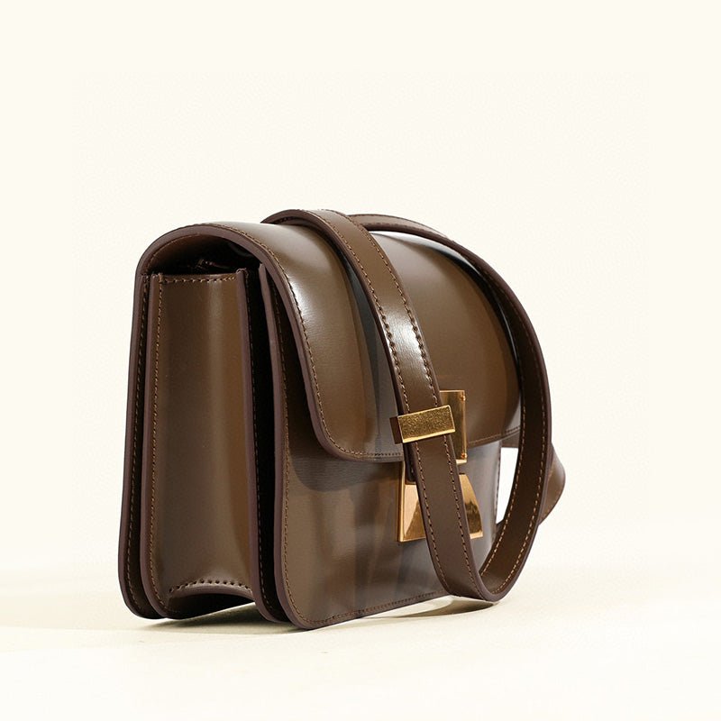 Damen Umhängetasche – Veganes Leder – Kompakte Design-Tasche