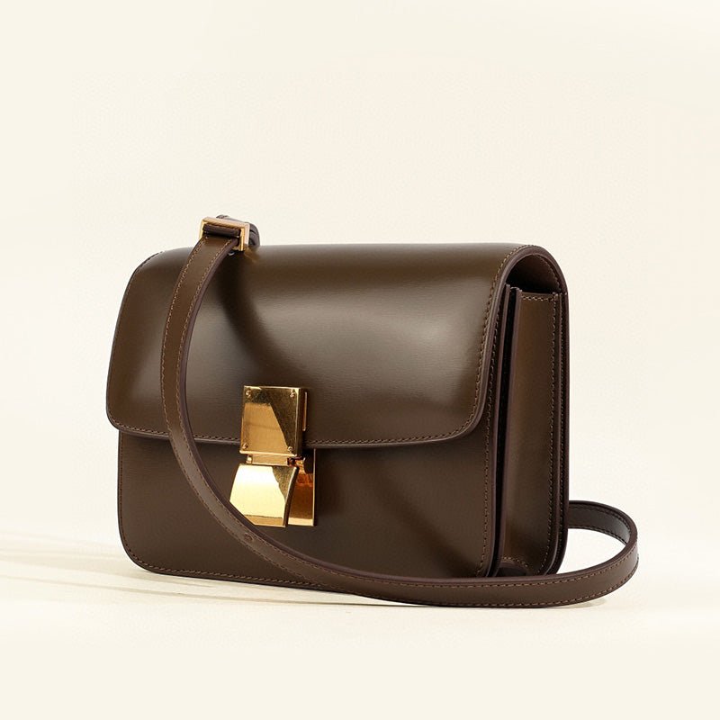 Damen Umhängetasche – Veganes Leder – Kompakte Design-Tasche