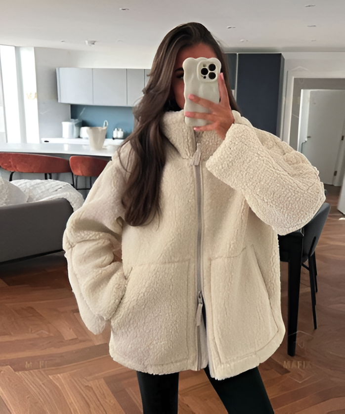 Talia | Warme Teddy-Jacke