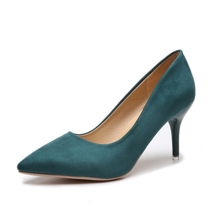 Klassische spitze High Heels | Veganes Premium-Material | Nude Stiletto