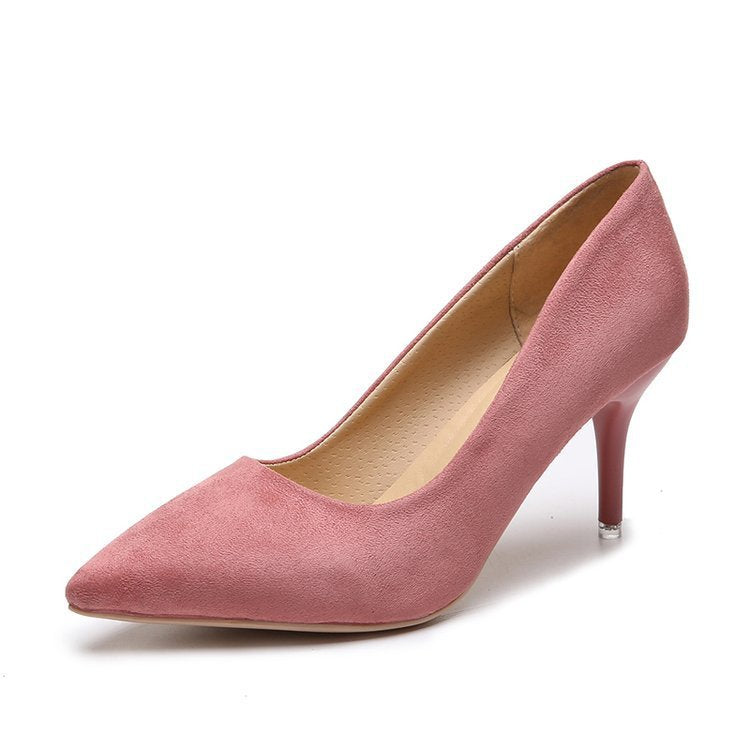 Klassische spitze High Heels | Veganes Premium-Material | Nude Stiletto