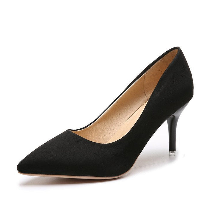 Klassische spitze High Heels | Veganes Premium-Material | Nude Stiletto