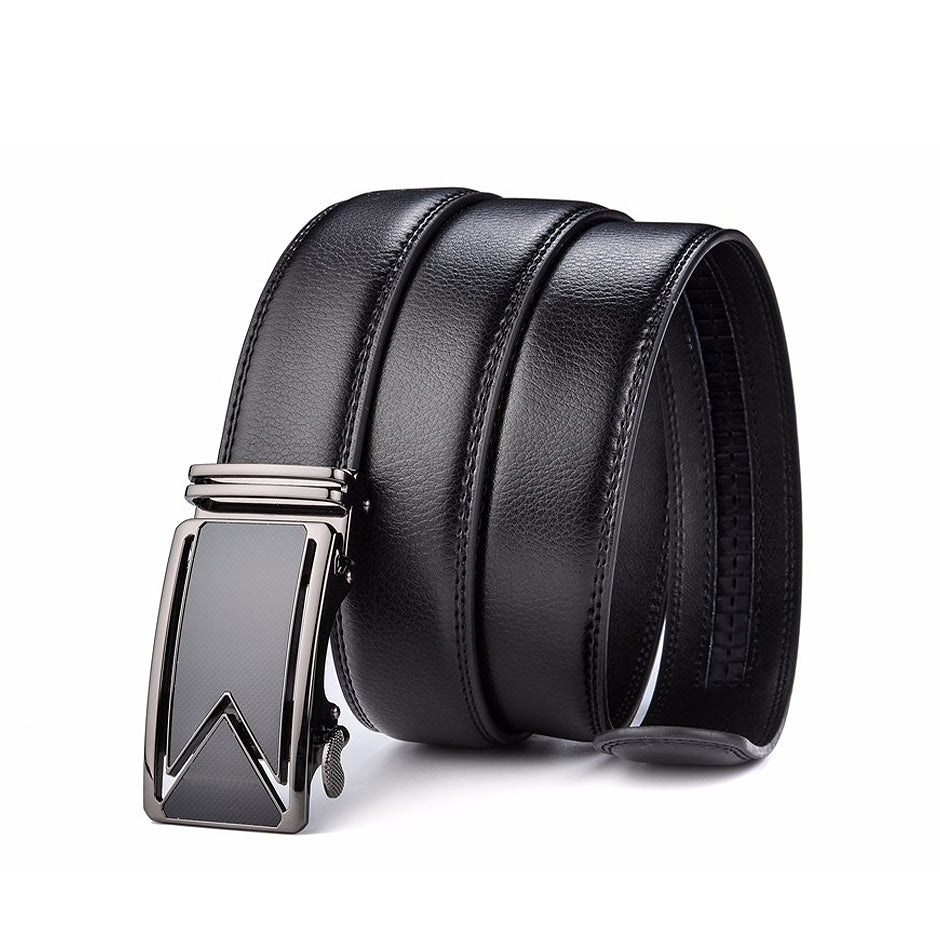 Luxury Leren Riem Zwart