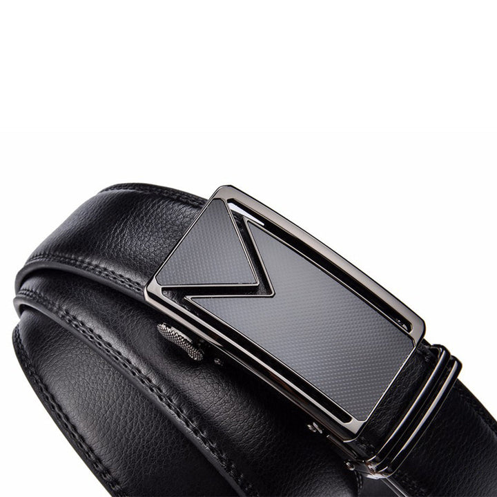 Luxury Leren Riem Zwart