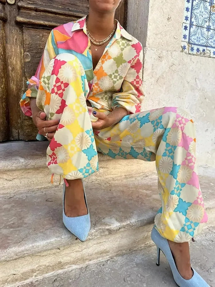 Women's Dress Set – Light Viscose – Flowing Elegant Summer Style